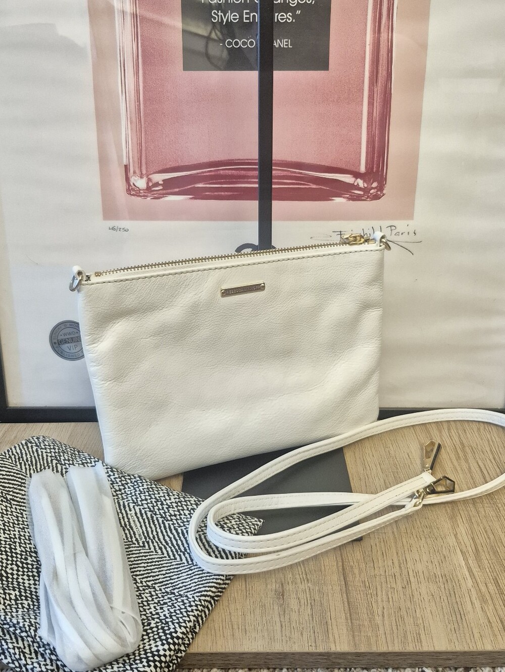 REBECCA MINKOFF 100% Genuine Leather Shoulder Bag